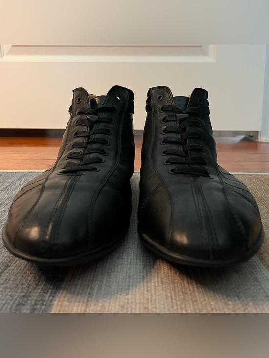 Negroni Luxury Driving Shoes High Top Black Leather Made in Japan EU 44 / US 11 main image 10